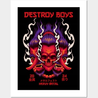 destroy boys Posters and Art